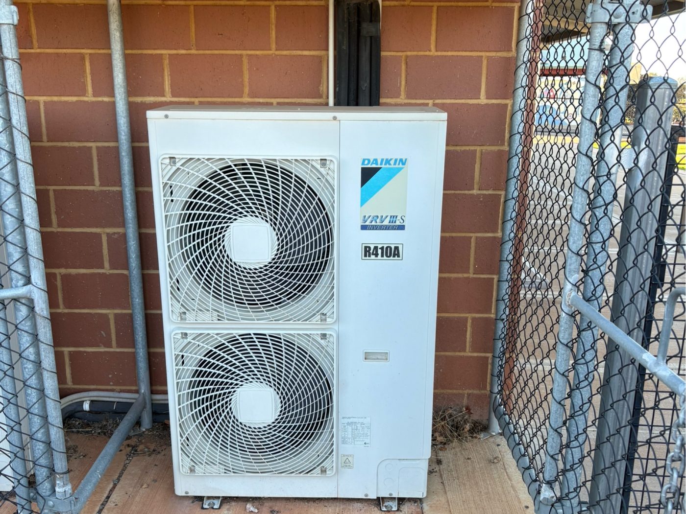 Daikin VRV outdoor condensing unit installed by Pristine Cooling at a Goldfields commercial site